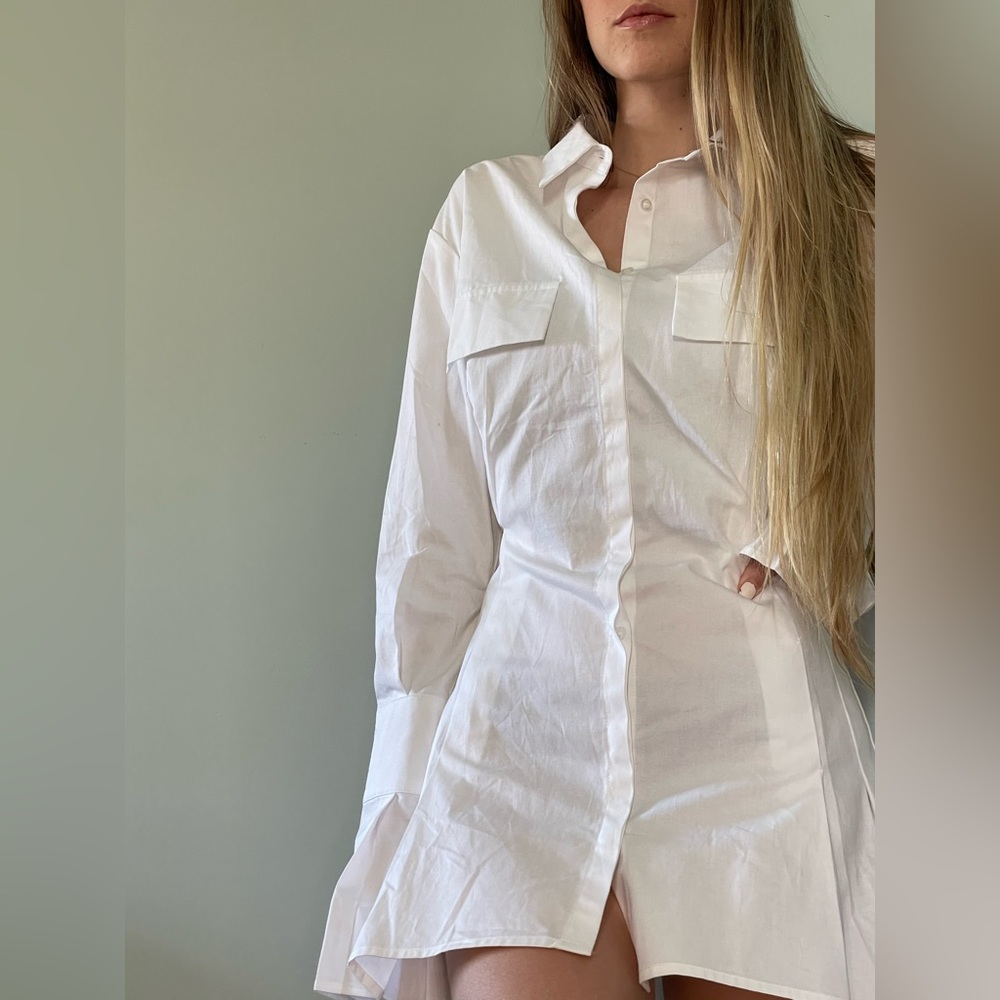 lioness cover girl mini dress white